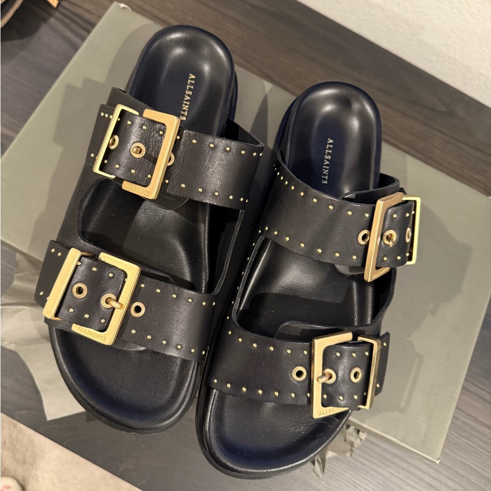 AllSaints Mae studded sandal
